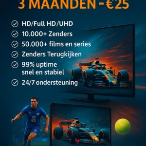 Premium IPTV 3 Maanden Abonnement