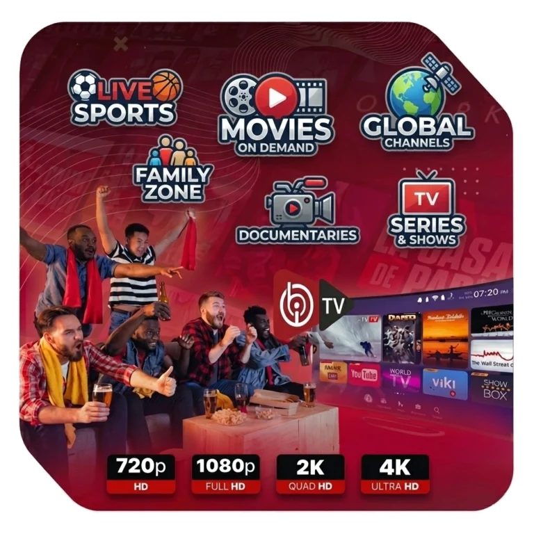 IPTV Kopen Toegang tot Streamingdiensten in HD en 4K met IBO Player IPTV