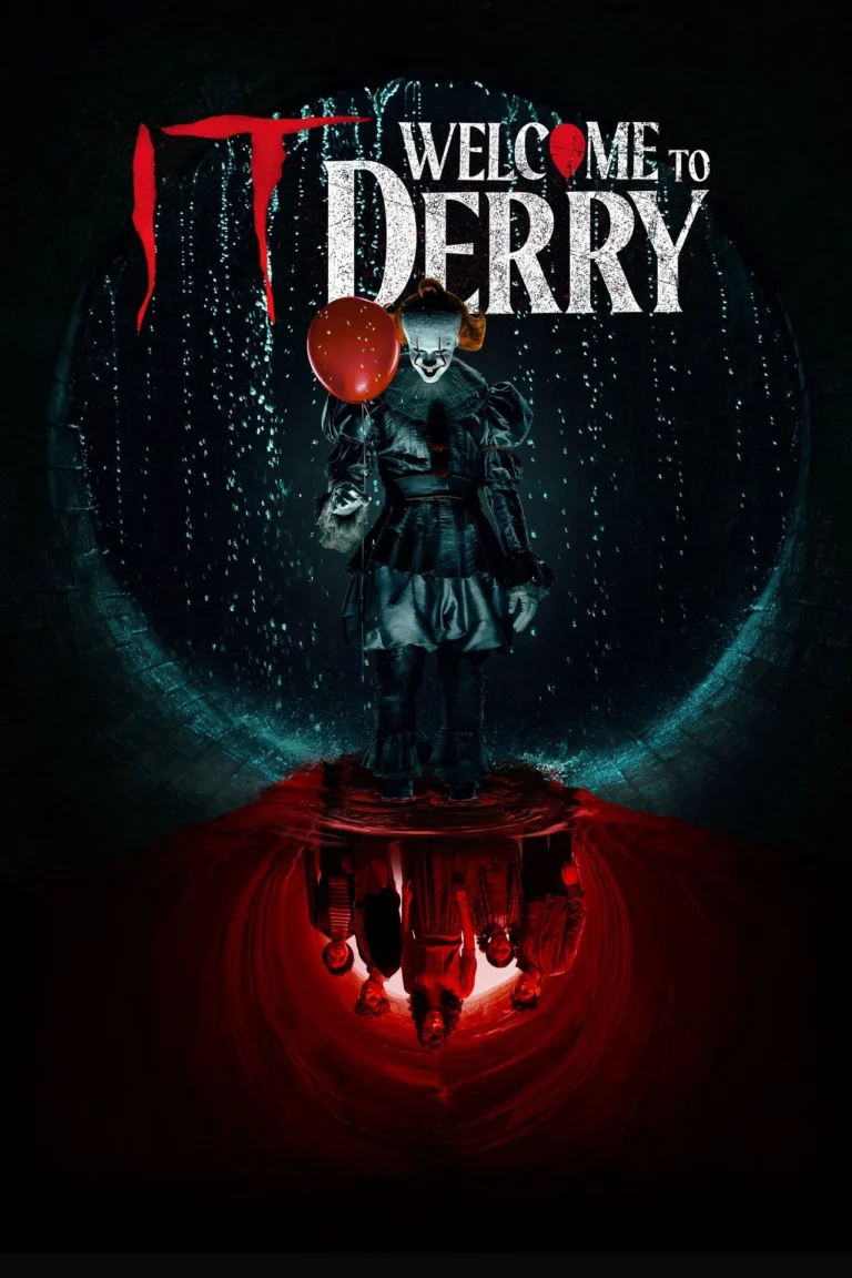 Filmposter: IT Welcome to Derry — Pennywise in het riool
