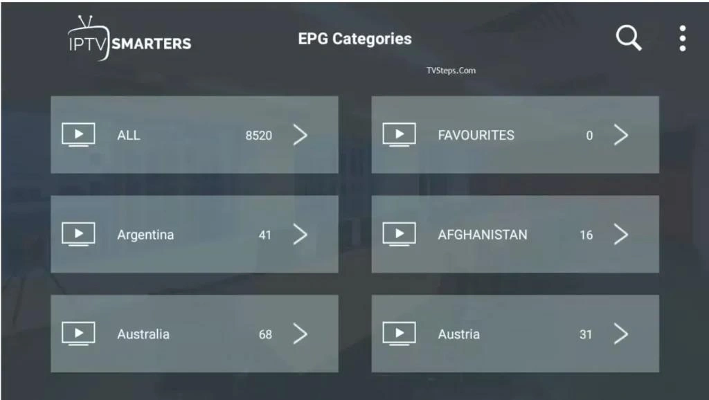 Schermafbeelding: IPTV Smarters Pro op Windows 11, EPG-gids met Nederlandse zenders zichtbaar