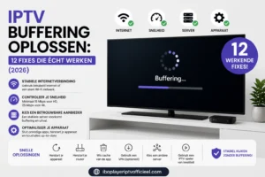 IPTV buffering oplossen: 12 fixes die echt werken (2026)